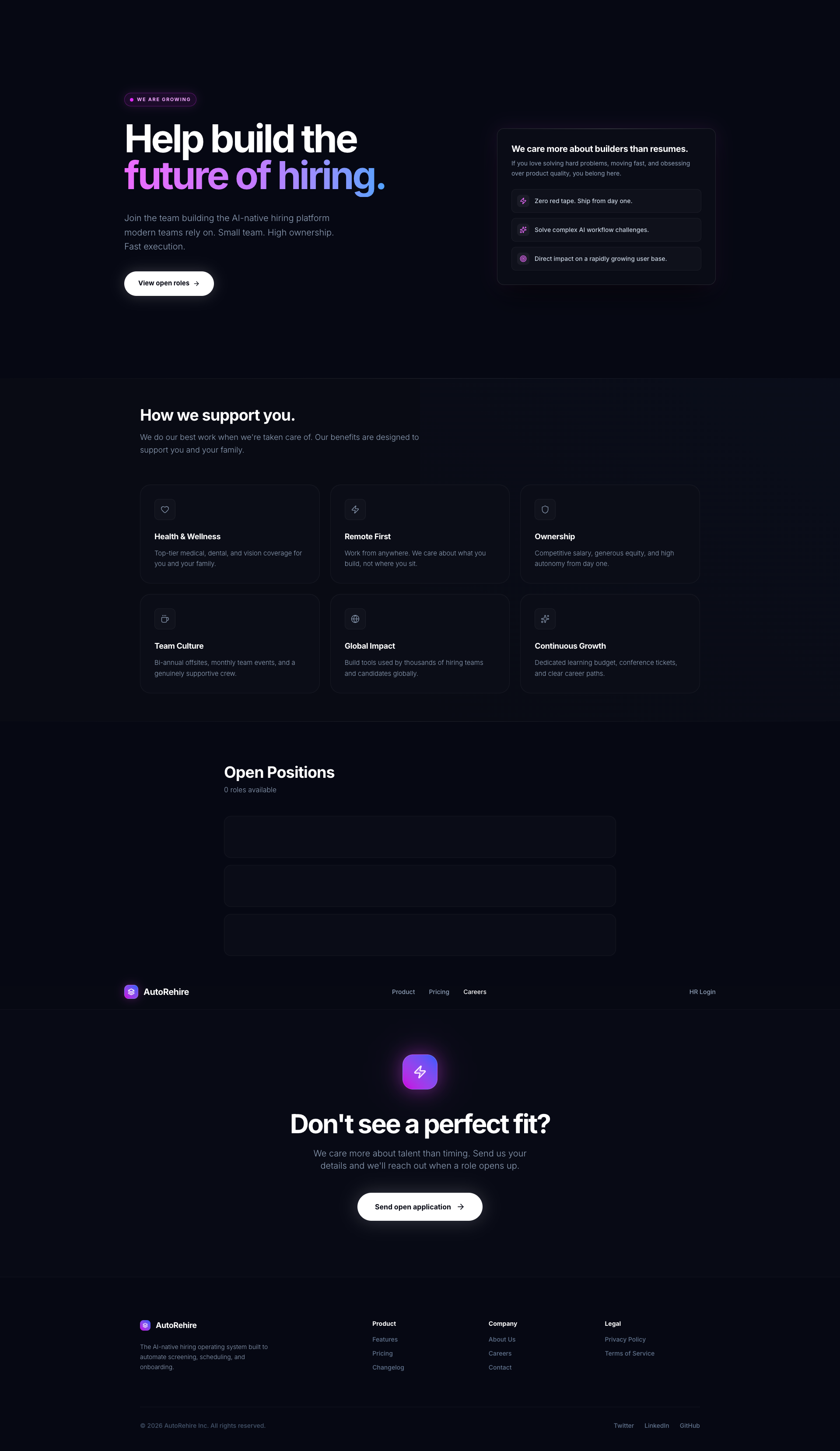 Candidate Portal UI